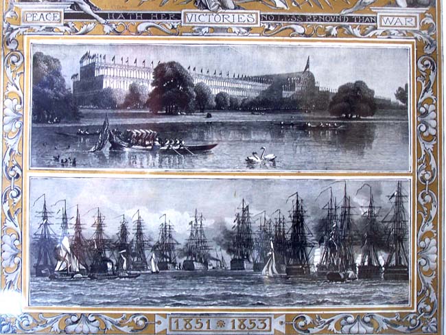 A Beautiful parial gilt decorated Victorian engraving from "The Graphic Jubilee Number" published in London June 20, 1887. — image 2